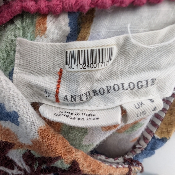 💘 Anthropologie Embroidered  buttondown shirt - Picture 6 of 8